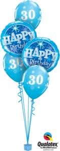 30-as Szülinapi kék luficsokor
