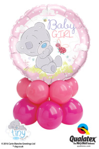 Baby macis pink asztaldekoráció