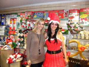 Peller Mariann is eljött a Smile Shop Mikulás ünnepségére